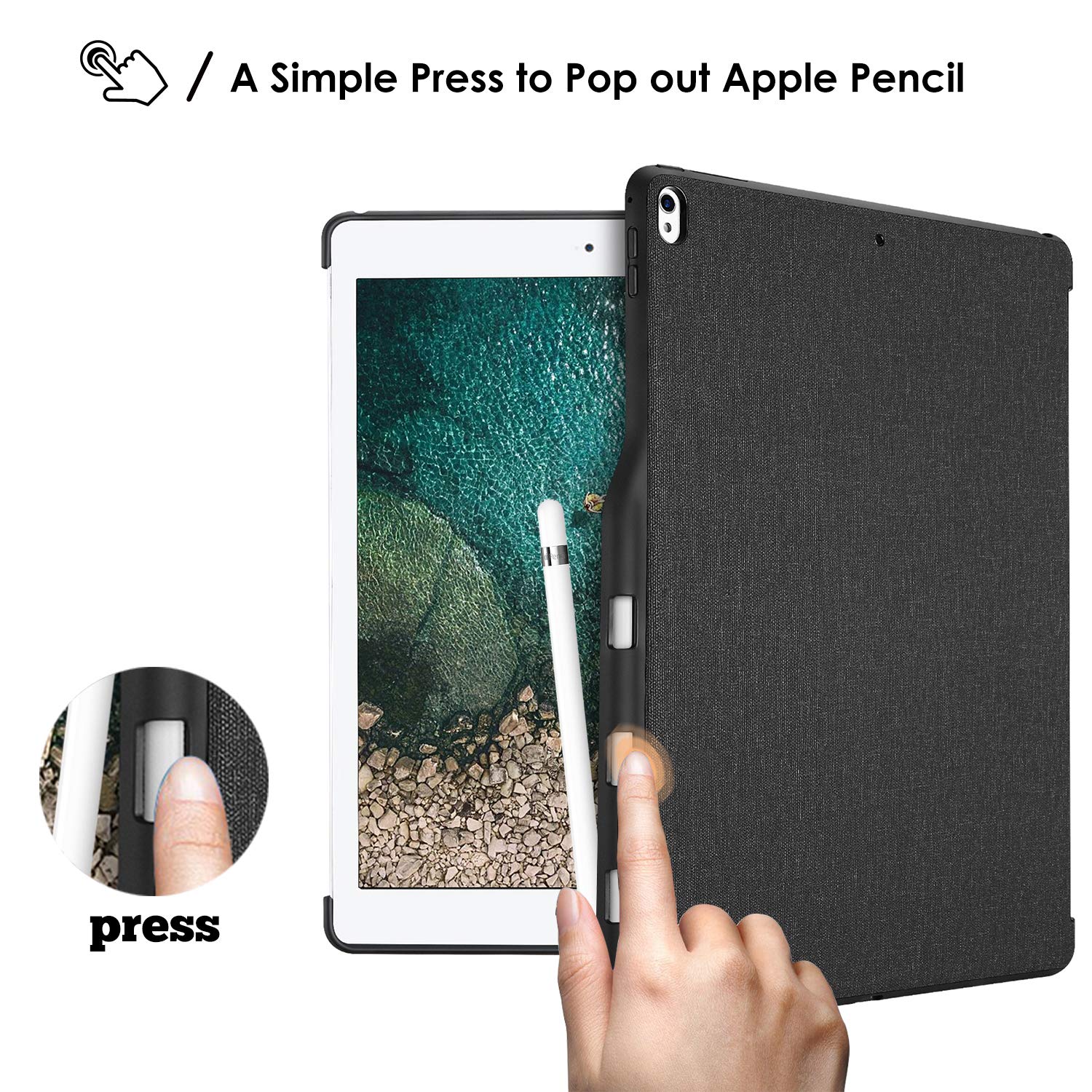 Amazon.com: ProCase for iPad Pro 12.9 2017/2015 Companion Back